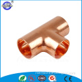Alibaba supplier pure good price copper socket tee fitting copper pipe fitting tools
